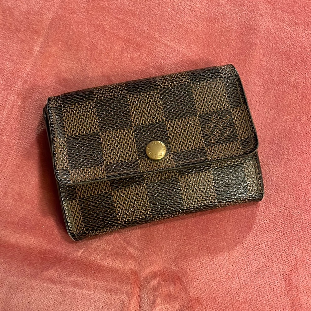 Louis Vuitton Vintage Porte-Monnaie Coin Purse Damier
